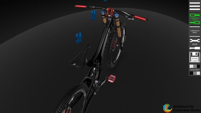 模拟山地自行车3d